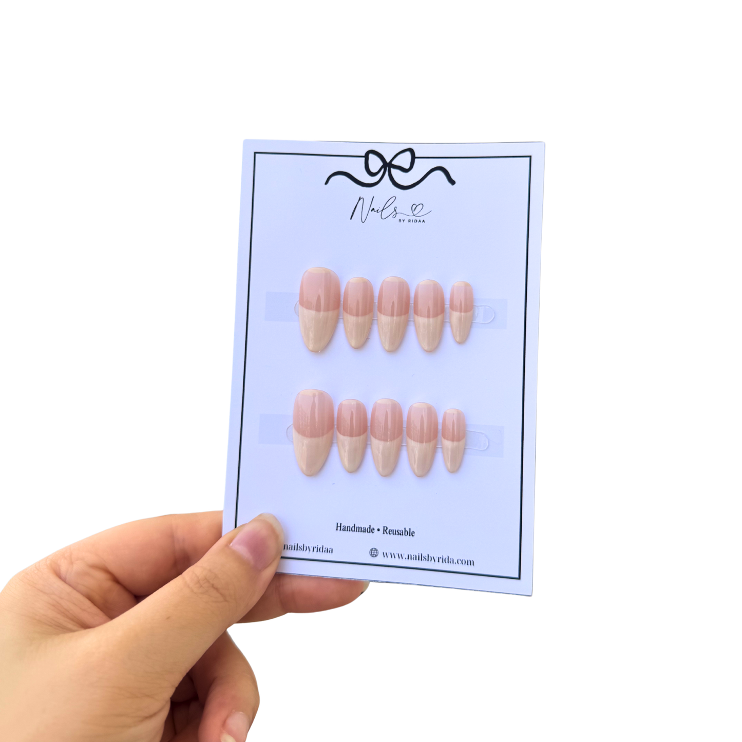 Hyper Realistic Press-On Nails – Medium Almond