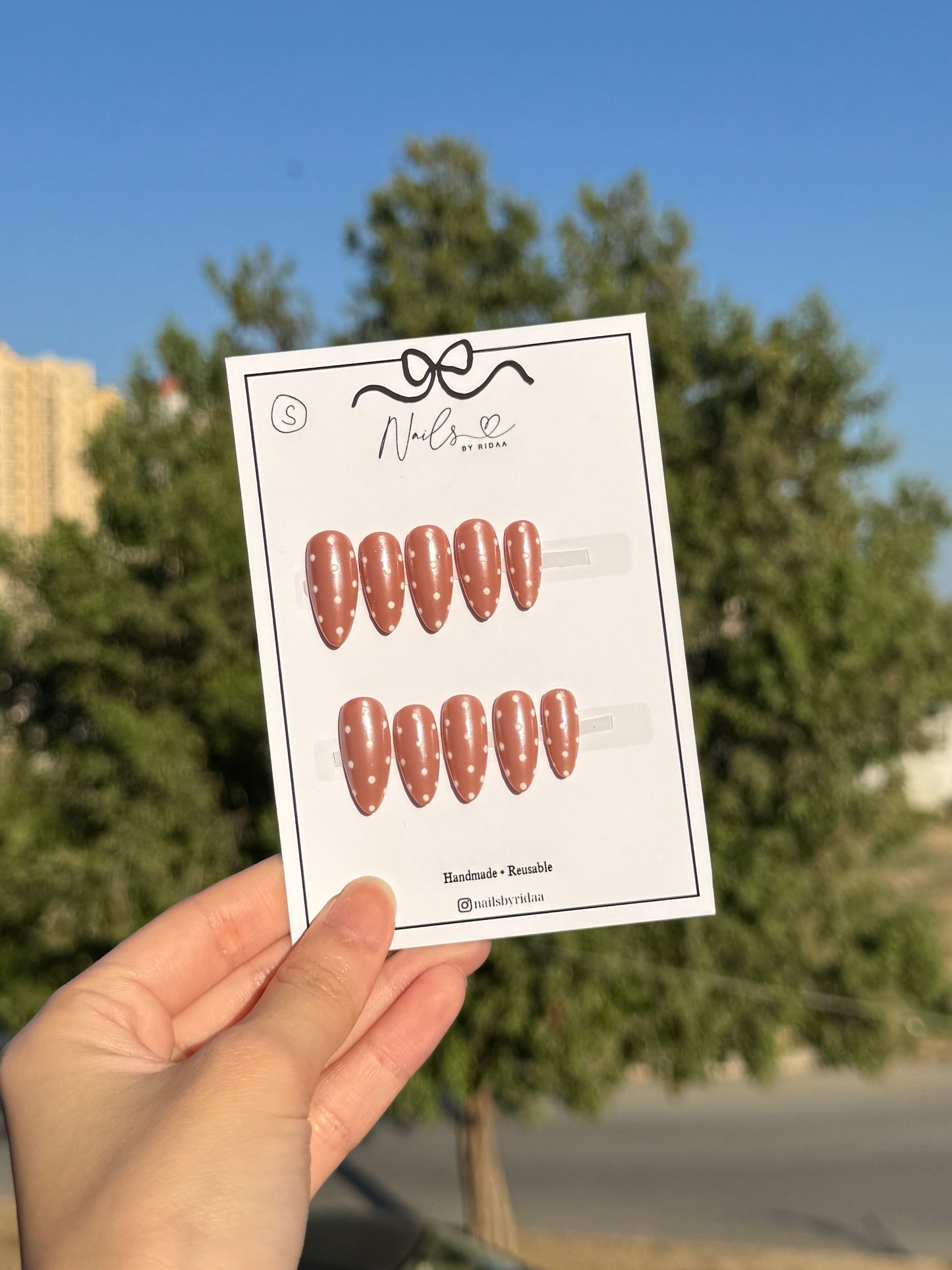 Polka Blush Press-On Nails