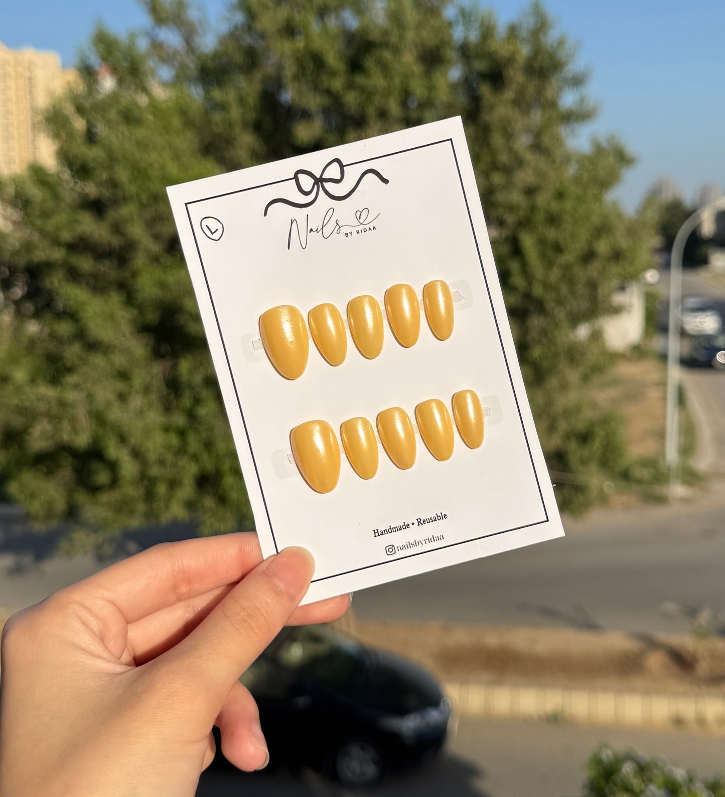 Butter Yellow Press-On Nails